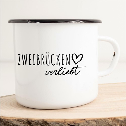 Emaille tasse zweibrücken - emaille,