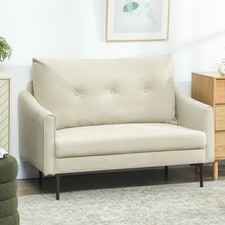 HOMCOM Sofa 2-Sitzer 124 cm