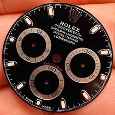 Rolex schwarzes Zifferblatt