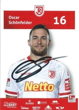 Oscar Schonfelder - Jahn Regensburg - Saison 2022/2023 -Autogrammkarte