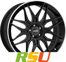 Dotz Longbeach black/polished lip 10.5x21" ET48 LK5 114.3 ML 64.1 Alufelgen 2...