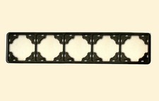 5-fach Kombirahmen Gira braun / bronze S Komfort 32510 Abdeckrahmen Rahmen