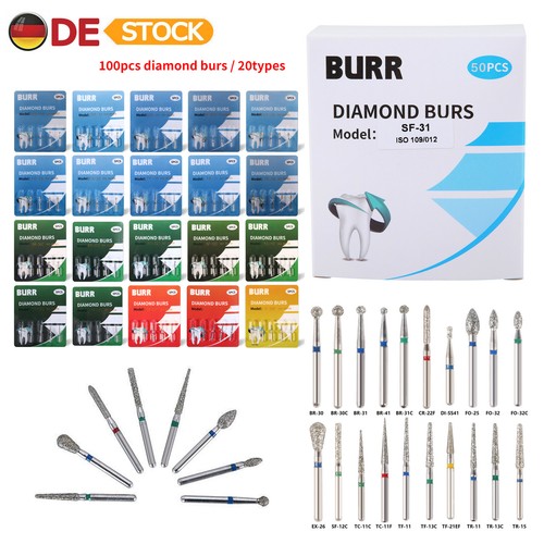 100pcs dental diamant bohrer - 100pcs,