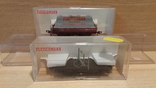 WW1347) Fleischmann 5220/ 5569 - Güterwagen - 2 Stk. - HO - 1:87 - OVP