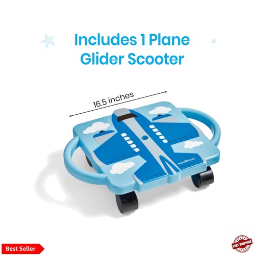 Blue plane glider - blue,