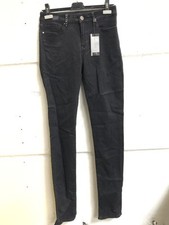 Mavi Damen Jeans Alissa Low-Rise, Trouser Schwarz W27 L33