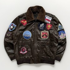 TOM CRUISE TOPG FLIGHT PILOT PETER MAVERICK G1 BOMBER FELL LEDER FLIEGER JACKE