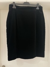 Thierry Mugler Vintage Samtrock Black Gr.40frz/36dt. ungetragen