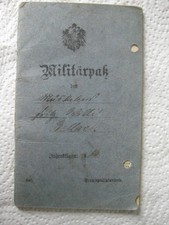 alter Militärpass Soldbuch Bezirkskommando Landsberg Warthe Eisernes Kreuz etc