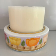 BVLGARI Le Rose KERZENSTÄNDER Rosenthal Bulgari Kerzen Neu in Box 