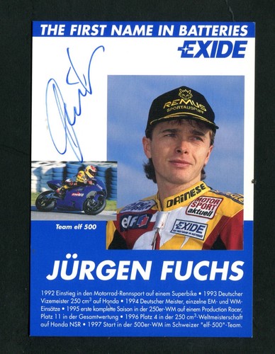 Jürgen fuchs autogramm - jürgen,