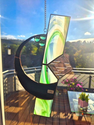 Abstrakter tiffany suncatcher - abstrakter, tiffany-suncatcher