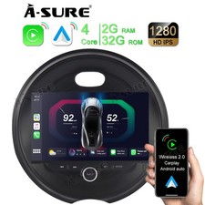 2+32GB Android 14 Autoradio GPS Navi Carplay für BMW Mini Cooper F55 2014-2019