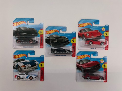 Hotwheels ferrari mainline - ferrari, 5