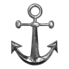 Wanddeko Anker aus Aluminium