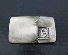 Höchst AG handgearbeitete Silberbrosche Sterling 925 mit Höchst AG Symbol /2