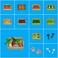 Playmobil - Kisten mit Obst und Gemüse - für Markt Laden Küche Bauernhof