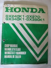 HONDA WERKSTATT-HANDBUCH WORKSHOP-MANUAL  MANUEL-ATELIER GX-240 270 340 390