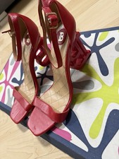 Damen  Rote Catwalk Sandalen