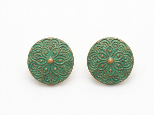 Vintage ohrclips bronze - vintage,