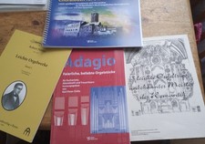 4x Orgelbücher