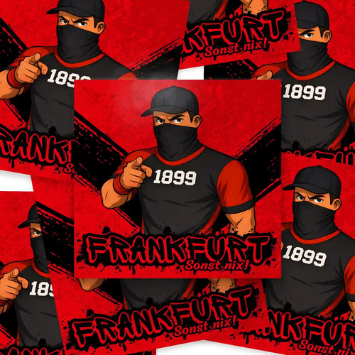 100x frankfurt aufkleber - 100x,