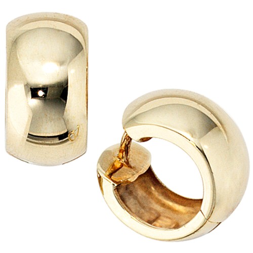 Ohrringe creolen 333 gold - gold, 8