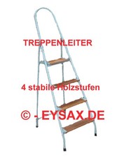TREPPENLEITER- 4 Stufen, Klappleiter, Stehleiter, Malerleiter, Höhe ca.1,60 m