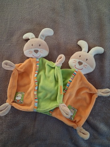 Schmusetuch hase orange - hase,