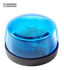 WARNLICHT mit SIRENE Blinklicht Blaulicht Rotlicht Polizei Warnlicht Partylicht