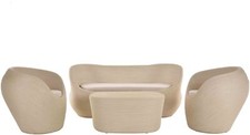 Set/4 Loungeset Bubble Rattan