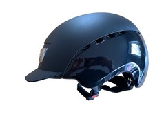 uvex Unisex – Erwachsene, elexxion pro Reithelm, black mat-black shiny 55-56