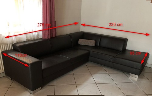 Ledercouch braun zustand - ledercouch, in