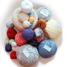 1136 g Wolle RESTE Konvolut