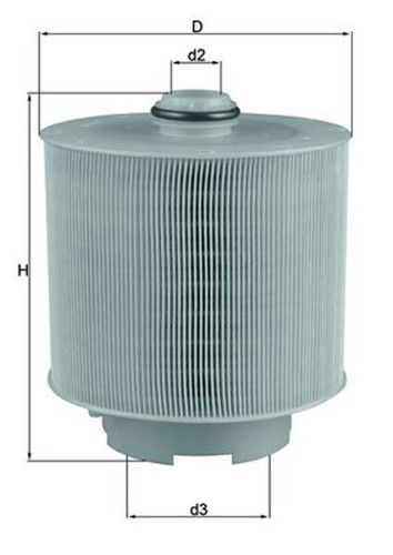Luftfilter mahle 1006 2d - mahle, lx