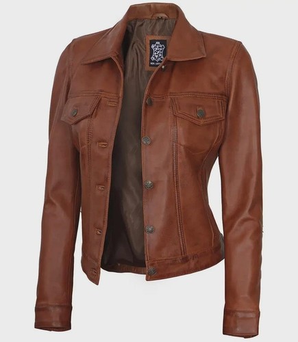 Distressed lammleder - distressed,
