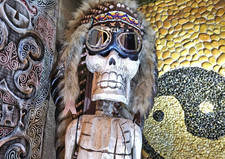 Motorradbrille Retro Brille