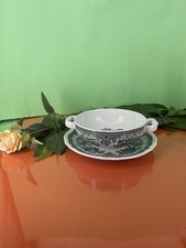 -   Villeroy & Boch V&B Fasan grün Suppentasse mit Unterteller