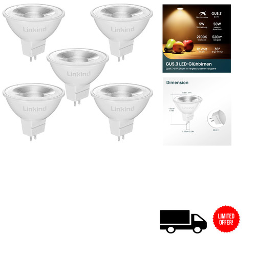 Led mr16 12v warmweiß - mr16,