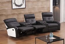 3-Sitzer Heimkinosofa Leder