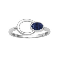 Ovale form blauer - ovale,