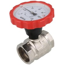 WESA ISO-Therm-Kugelhahn rot 1