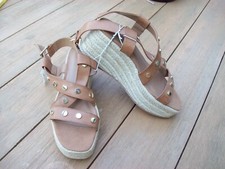 H&M Boho Sandalen Pumps Neu ungetragen in cognac ?Gr. 41