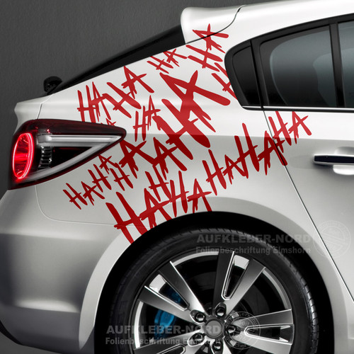 Schriftzug hahaha joker - schriftzug,