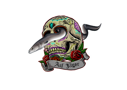 Aal mit skull - aal,