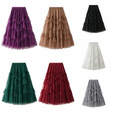 Frauen Rüschen Mesh Tutu