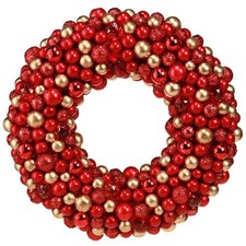 Adventskranz Rot Gold