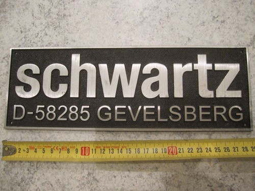 Altes herstellerschild - altes,