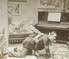 Leben Familien- Lustige -szene