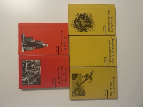Reclam bücherset gelb - x,